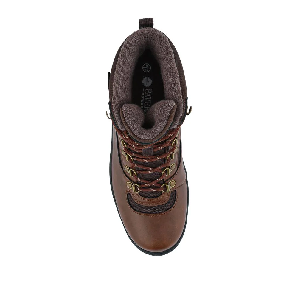 Wide Fit Water-Resistant Walking Boots - SUNCH42002 / 327 908 - Brown - Image 4