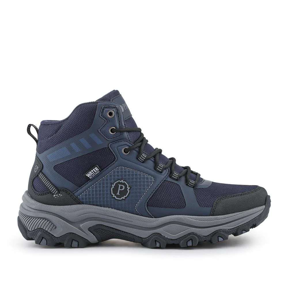 Wide Fit Water-Resistant Walking Boots - SUNCH42003 / 327 909 - Navy - Image 2