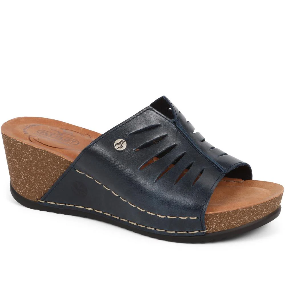Wide Fit Wedge Sandals - FLY37057 / 323 225 - Image 2