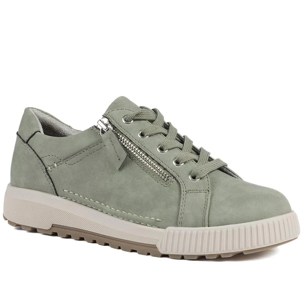 Wide Fit Zip & Lace Trainers - WBINS41019 / 326 929 - Image 3
