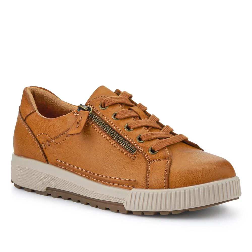 Wide Fit Zip & Lace Trainers - WBINS41019 / 326 929 - Image 5