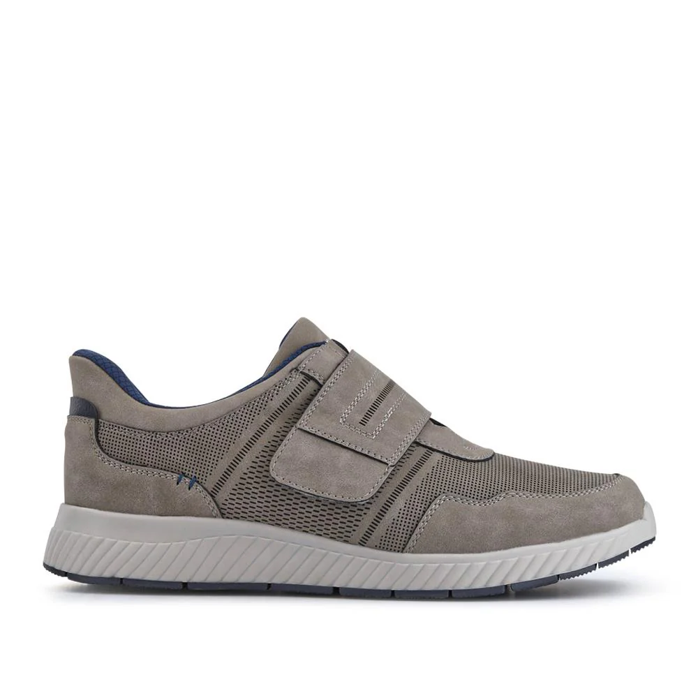 Easy Step In Wide Fit Touch Fastening Trainers - GANG41019 / 327 550 - Grey - Image 2