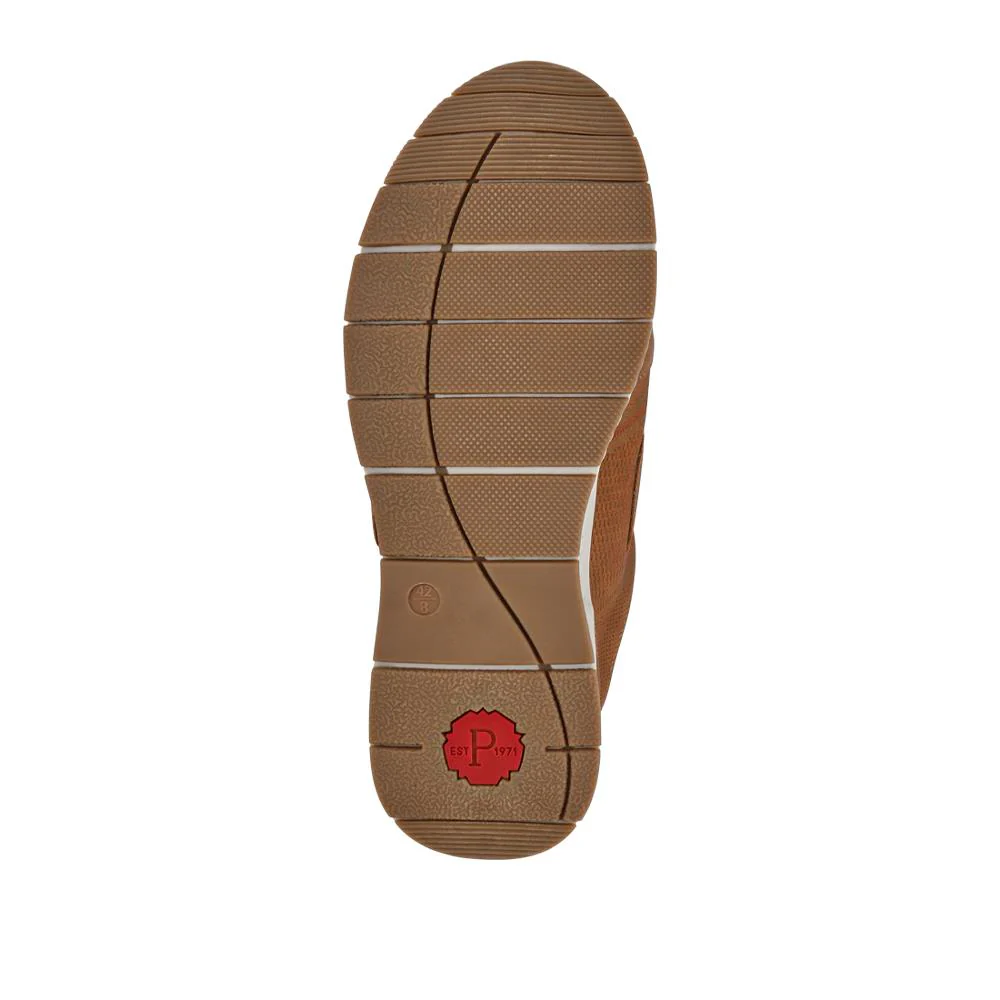 Easy Step In Wide Fit Touch Fastening Trainers - GANG41019 / 327 550 - Tan - Image 6