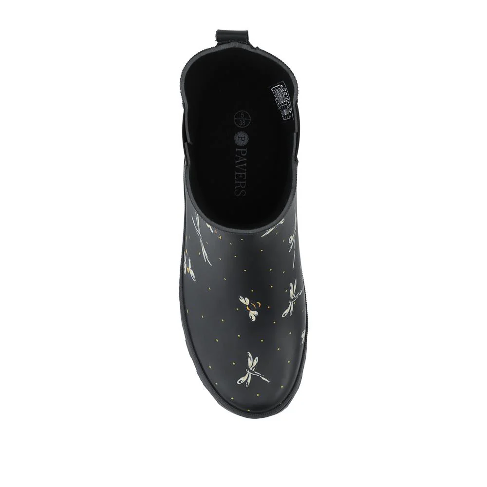 Women’s Comfort Fit Welly Boots - RAI42000 / 328 472 - Black Multi - Image 4