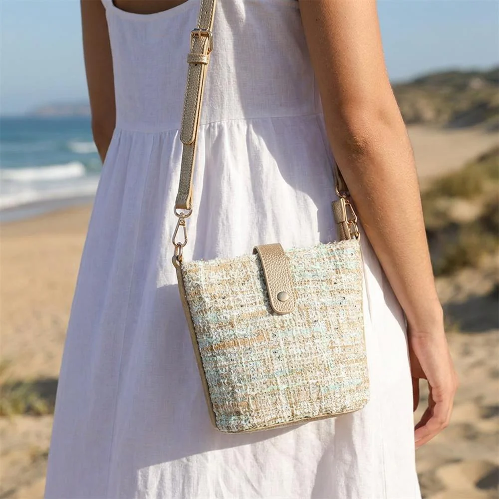 Woven Cross-Body Bag - RIM39003 / 325 286 - Beige Multi - Image 2