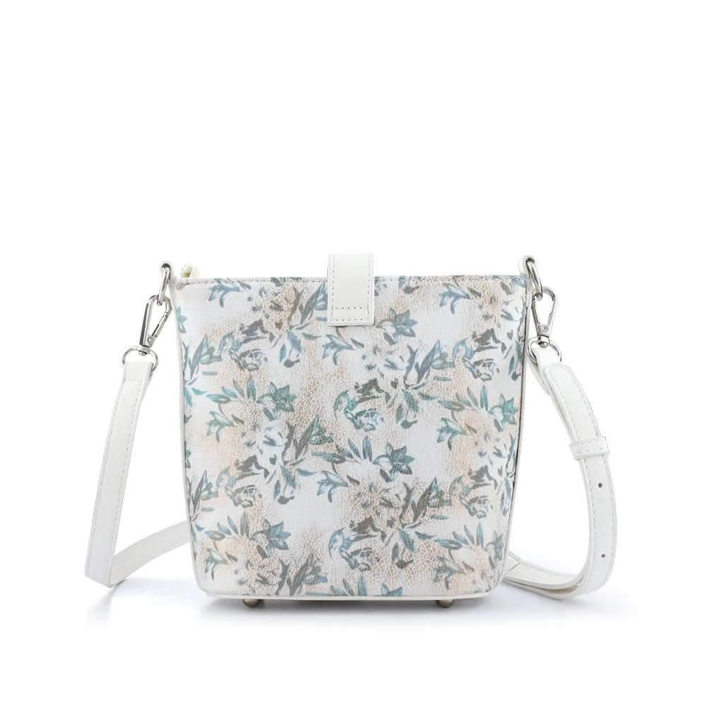 Woven Cross-Body Bag - RIM39003 / 325 286 - Grey Floral - Image 3