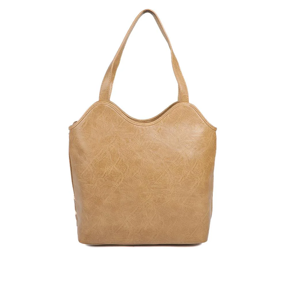 Woven Daily Shoulder Bag - JEWN43000 / 329 073 - Beige Multi - Image 3