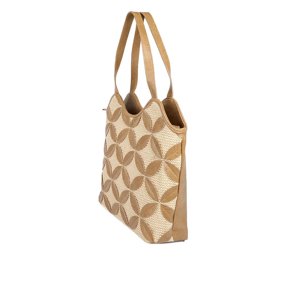 Woven Daily Shoulder Bag - JEWN43000 / 329 073 - Beige Multi - Image 4