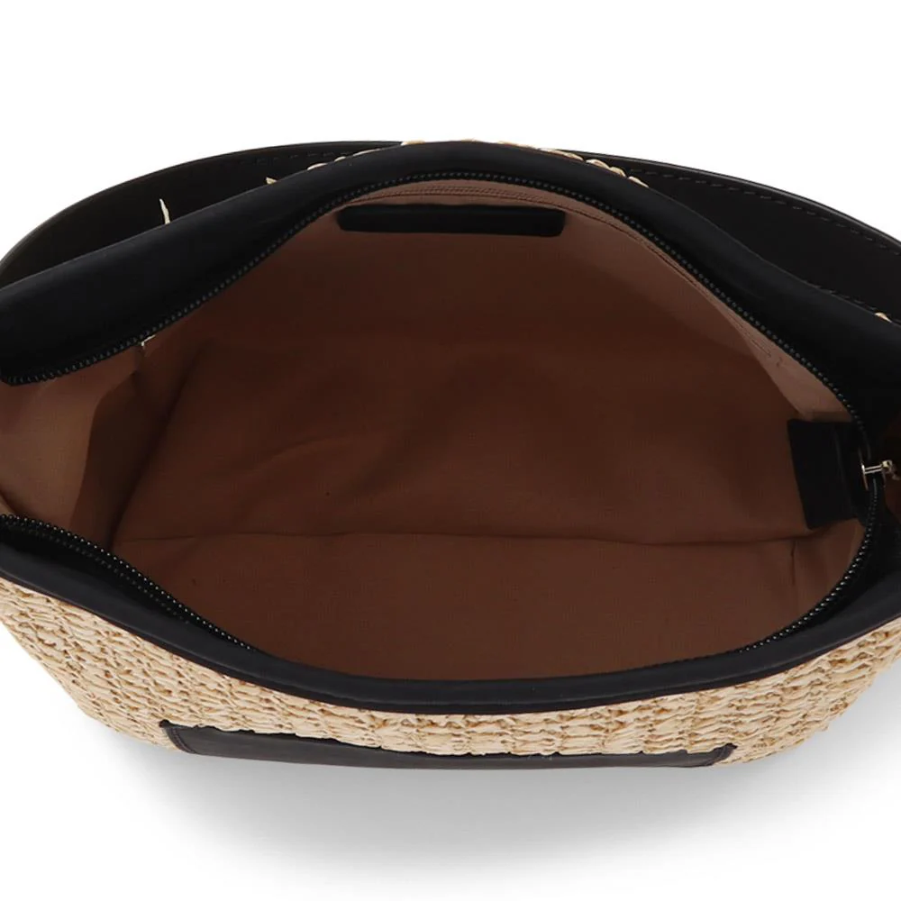 Woven Shoulder Bag - RIM39007 / 325 240 - Black - Image 3