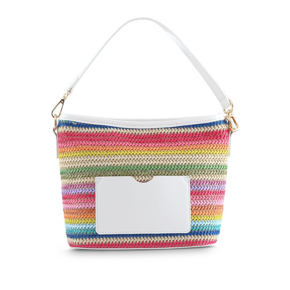 Woven Shoulder Bag - RIM39007 / 325 240 - White Multi