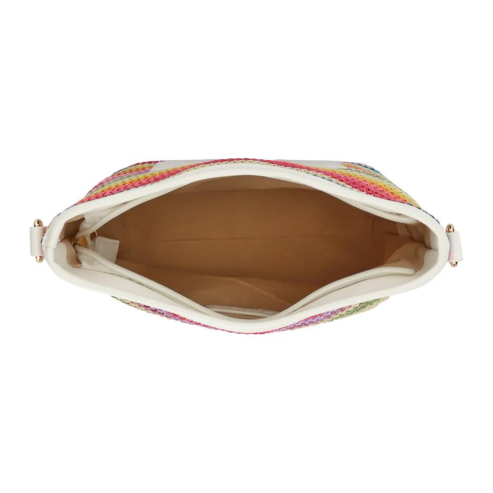 Woven Shoulder Bag - RIM39007 / 325 240 - White Multi - Image 4