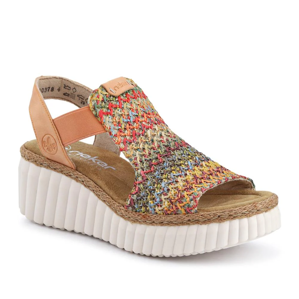 Woven Slingback Wedges - RKR39535 / 325 031
