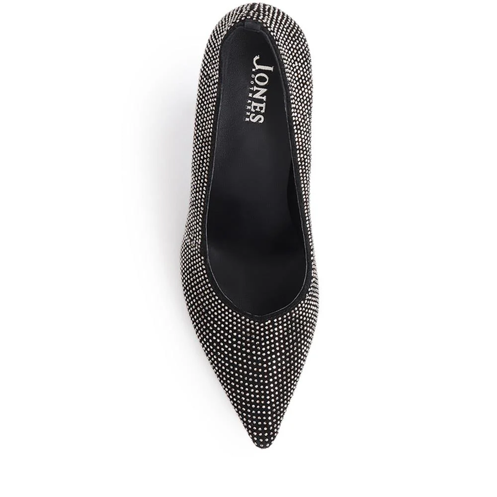 Yanna Embellished Court Shoes - YANNA / 326 319 - Pewter - Image 5
