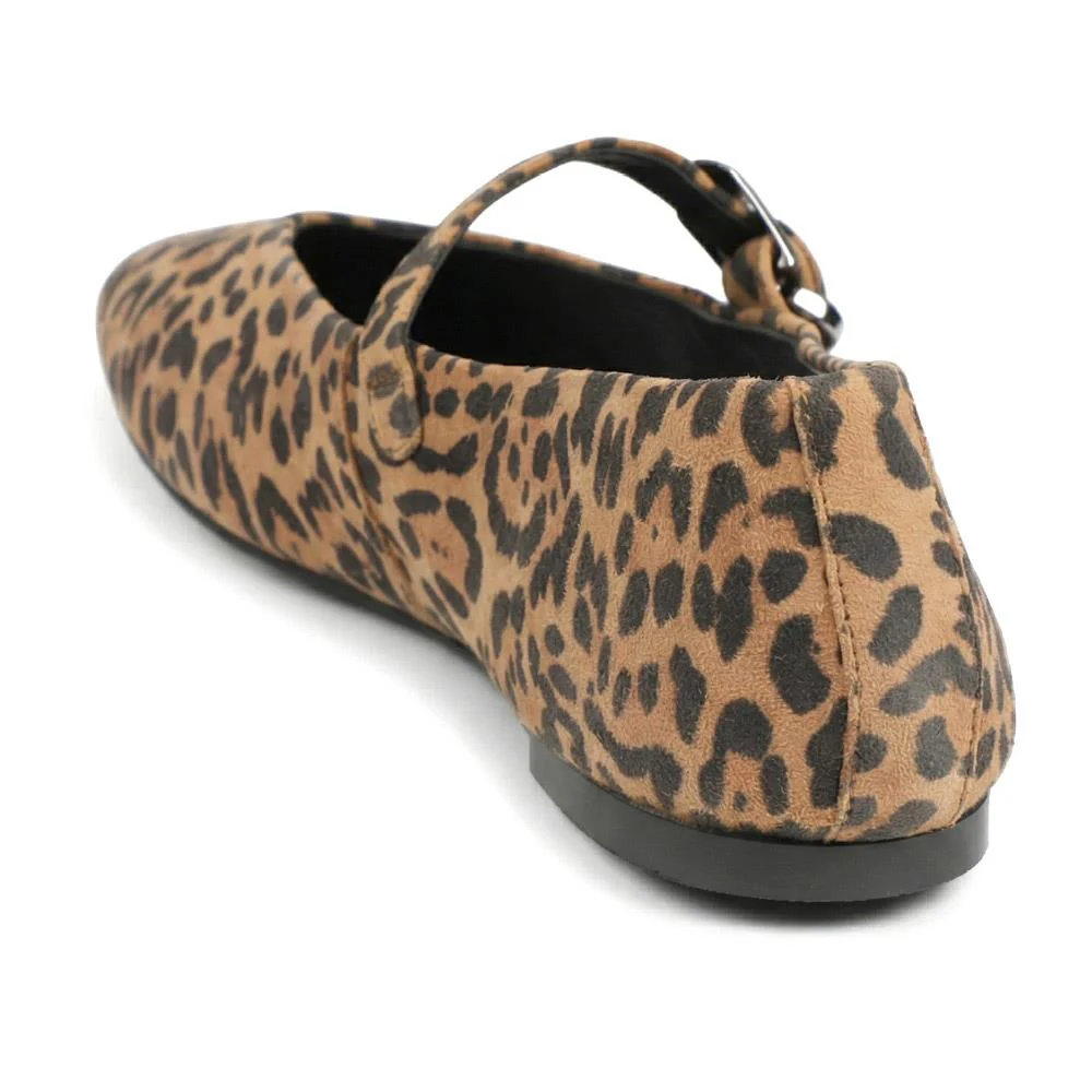 Ysabel Leather Mary Janes - YSABEL / 328 549 - Leopard - Image 3