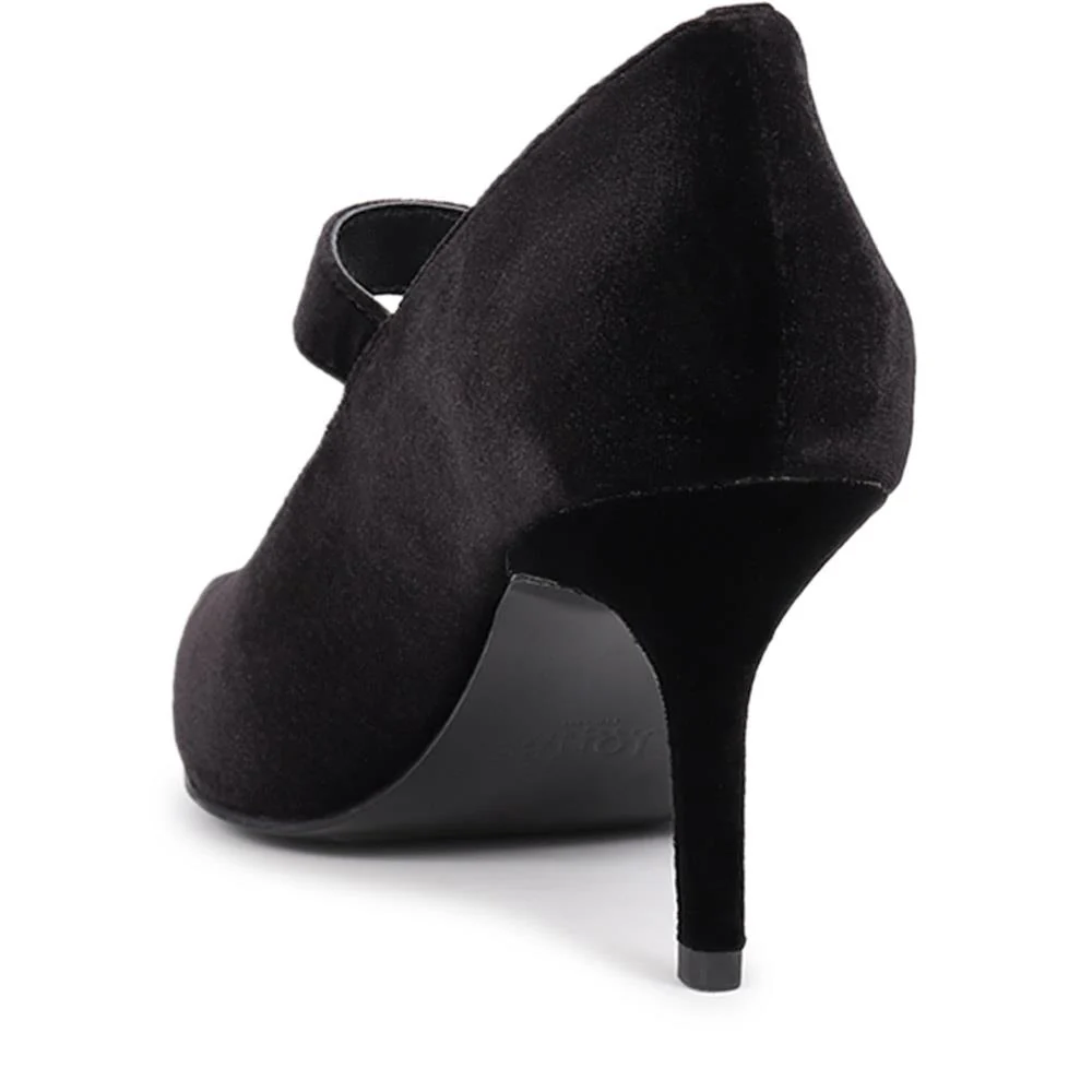 Yumi Heeled Court Shoes - YUMI / 326 317 - Black - Image 3