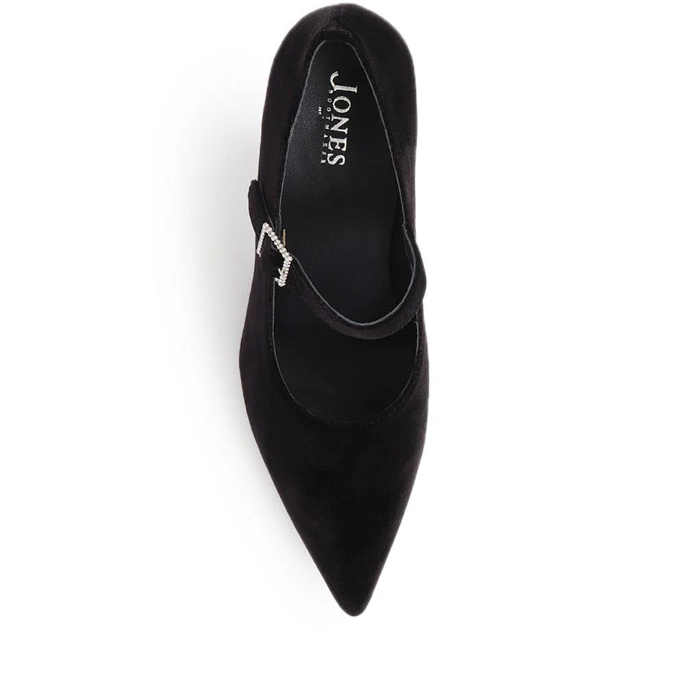 Yumi Heeled Court Shoes - YUMI / 326 317 - Black - Image 5