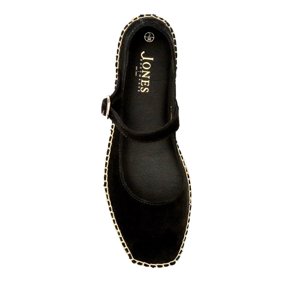 Yvonne Leather Mary Jane Espadrilles - YVONNE / 327 518 - Black - Image 4