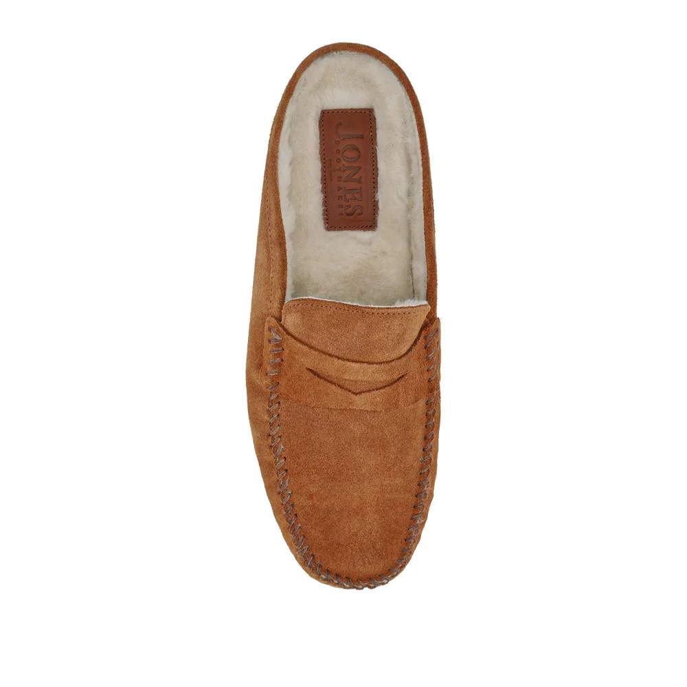Zap Leather Mule Slippers - ZAP / 328 013 - Chestnut - Image 4