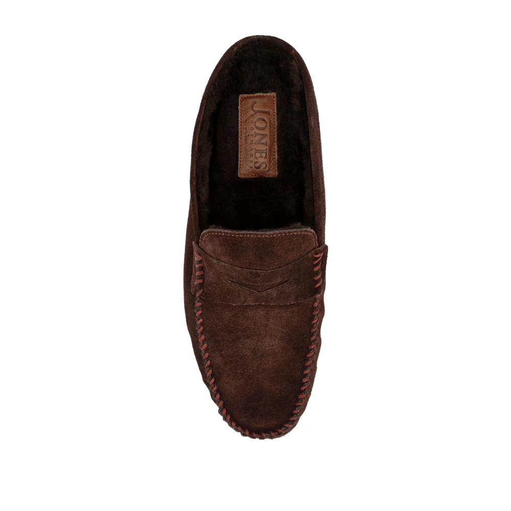 Zap Leather Mule Slippers - ZAP / 328 013 - Dark Brown Suede - Image 4