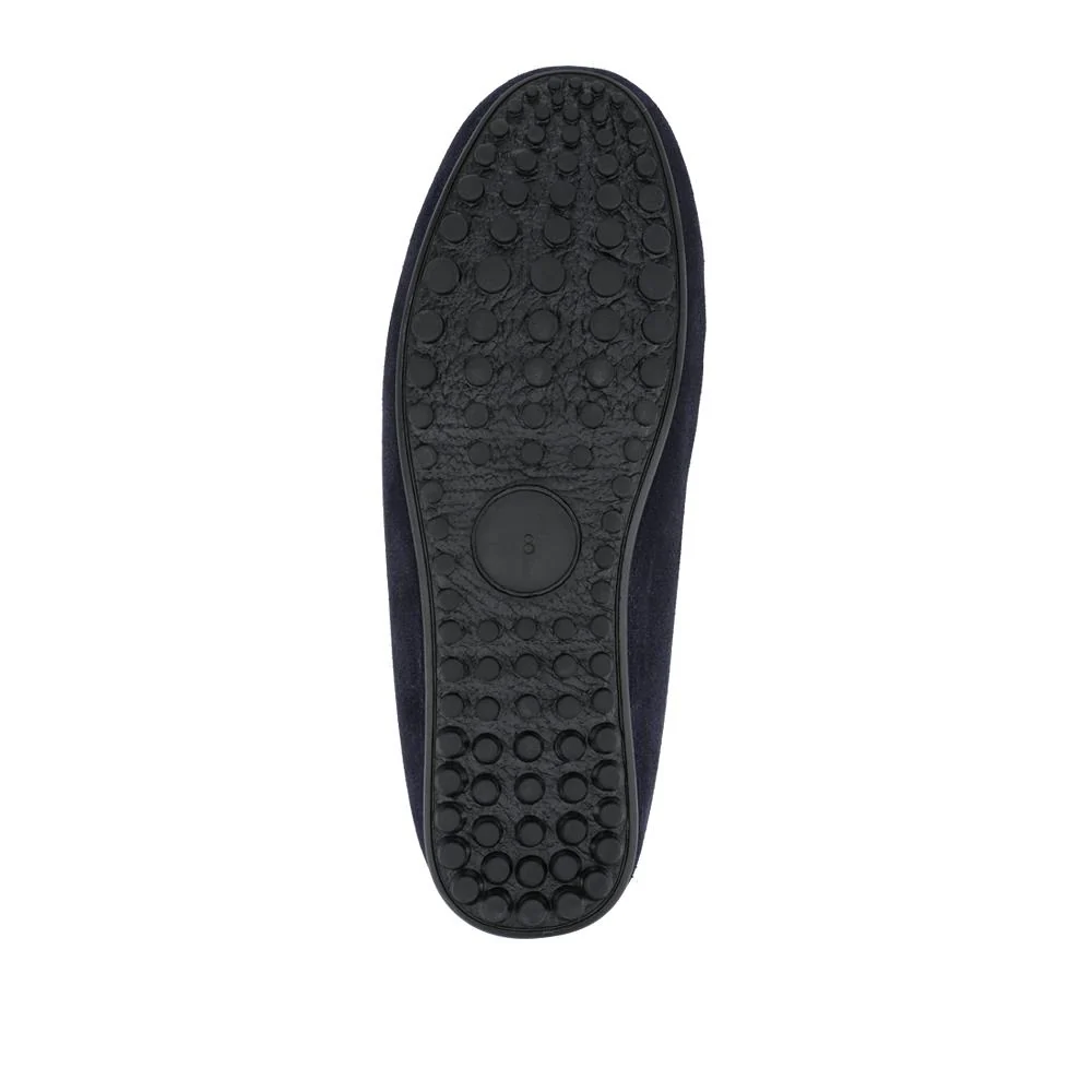 Zap Leather Mule Slippers - ZAP / 328 013 - Navy Suede - Image 6