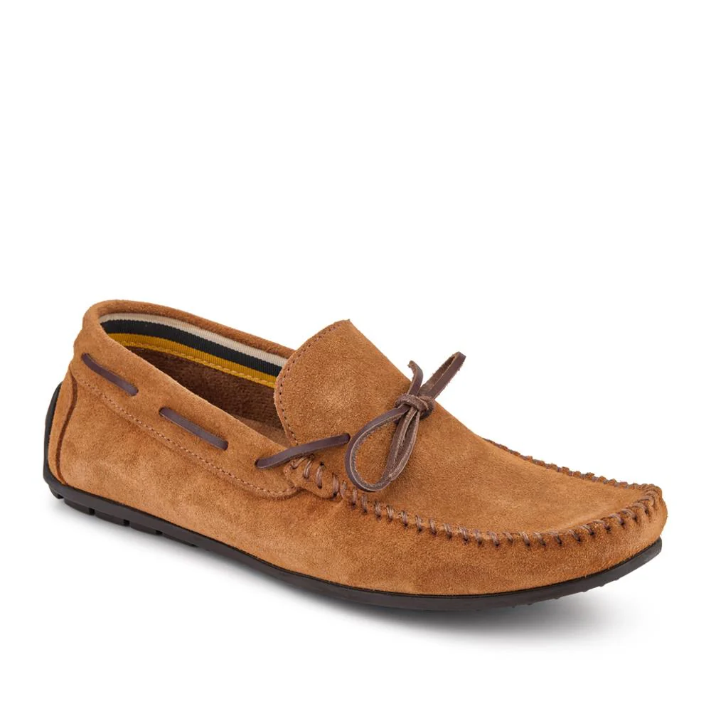Zeke Leather Full Slippers - ZEKE / 328 015 - Chestnut
