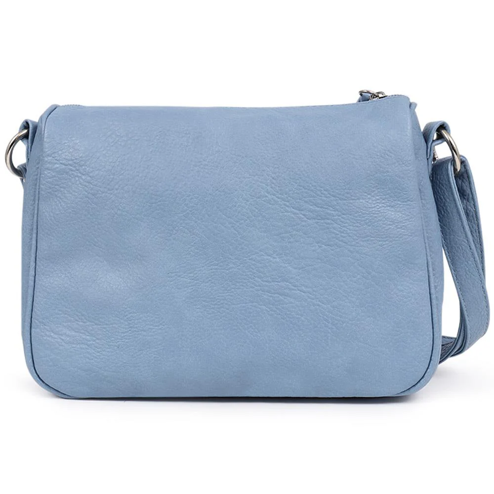 Zip-Close Cross-Body Bag - JEWN39015 / 325 476 - Light Blue - Image 3