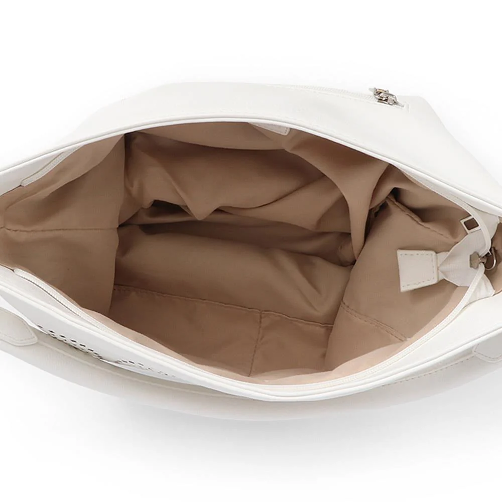 Zip-Close Shoulder Bag - BELHETIA39003 / 325 325 - White - Image 3