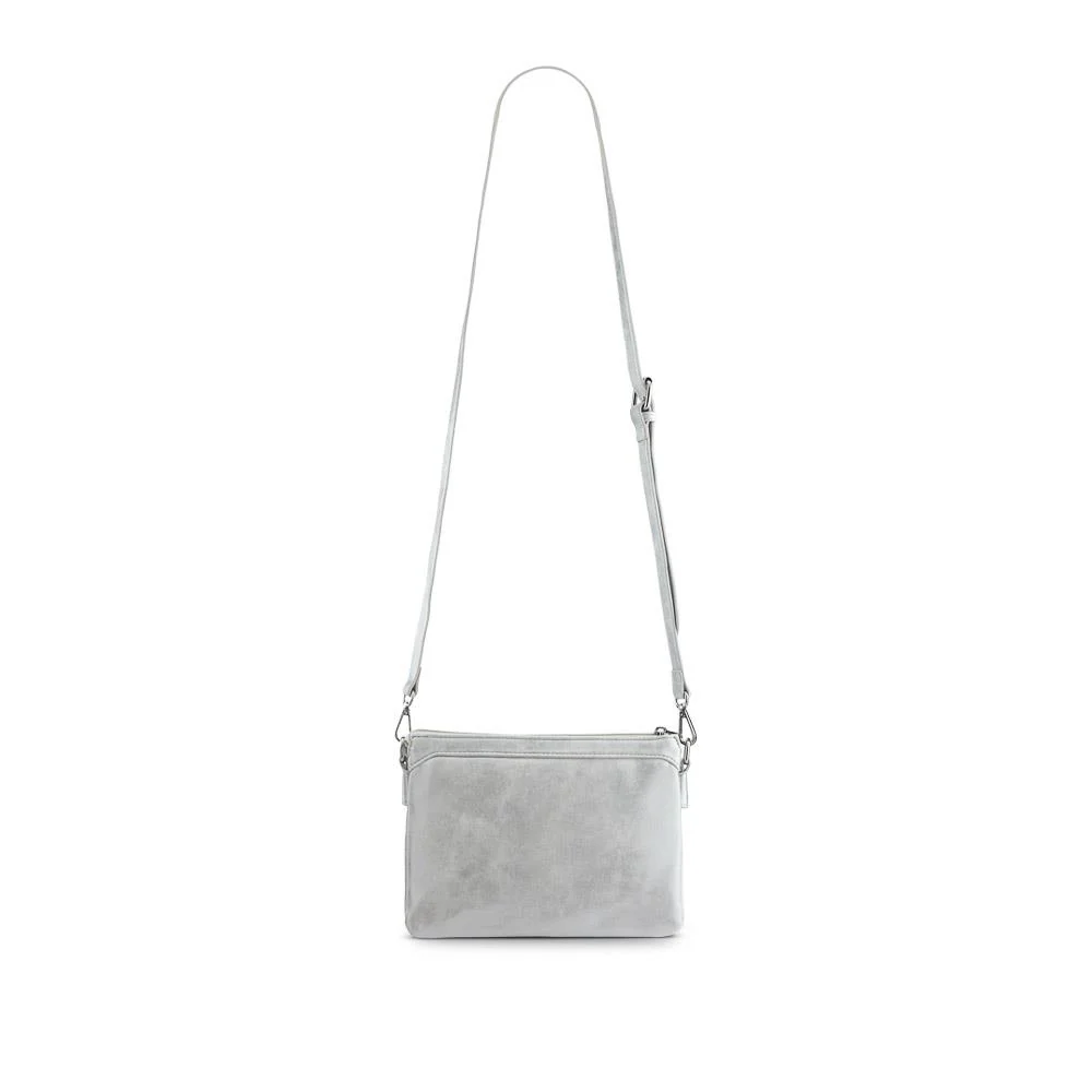 Zip-Close Shoulder Bag - RIM41007 / 327 380 - Silver Shimmer - Image 2