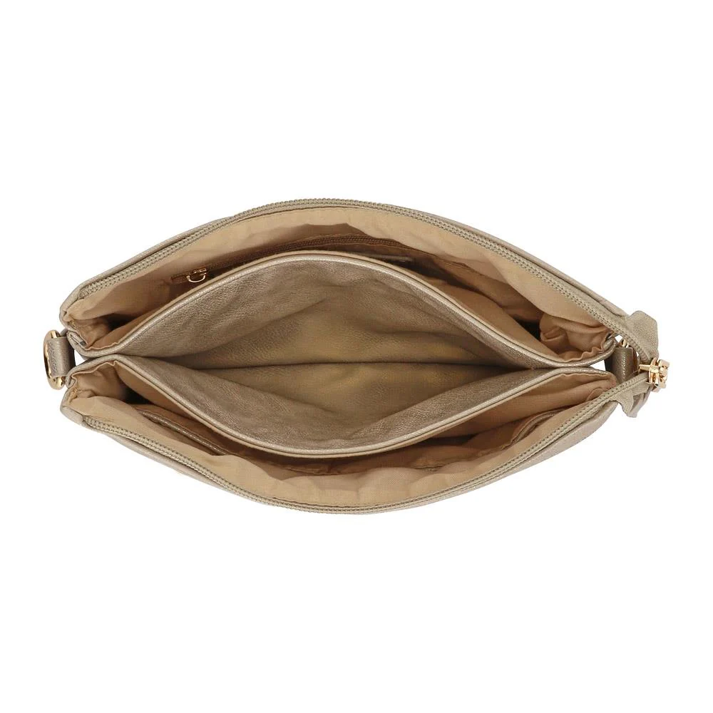 Zip-Close Shoulder Bag - RIM41007 / 327 380 - Soft Gold - Image 5