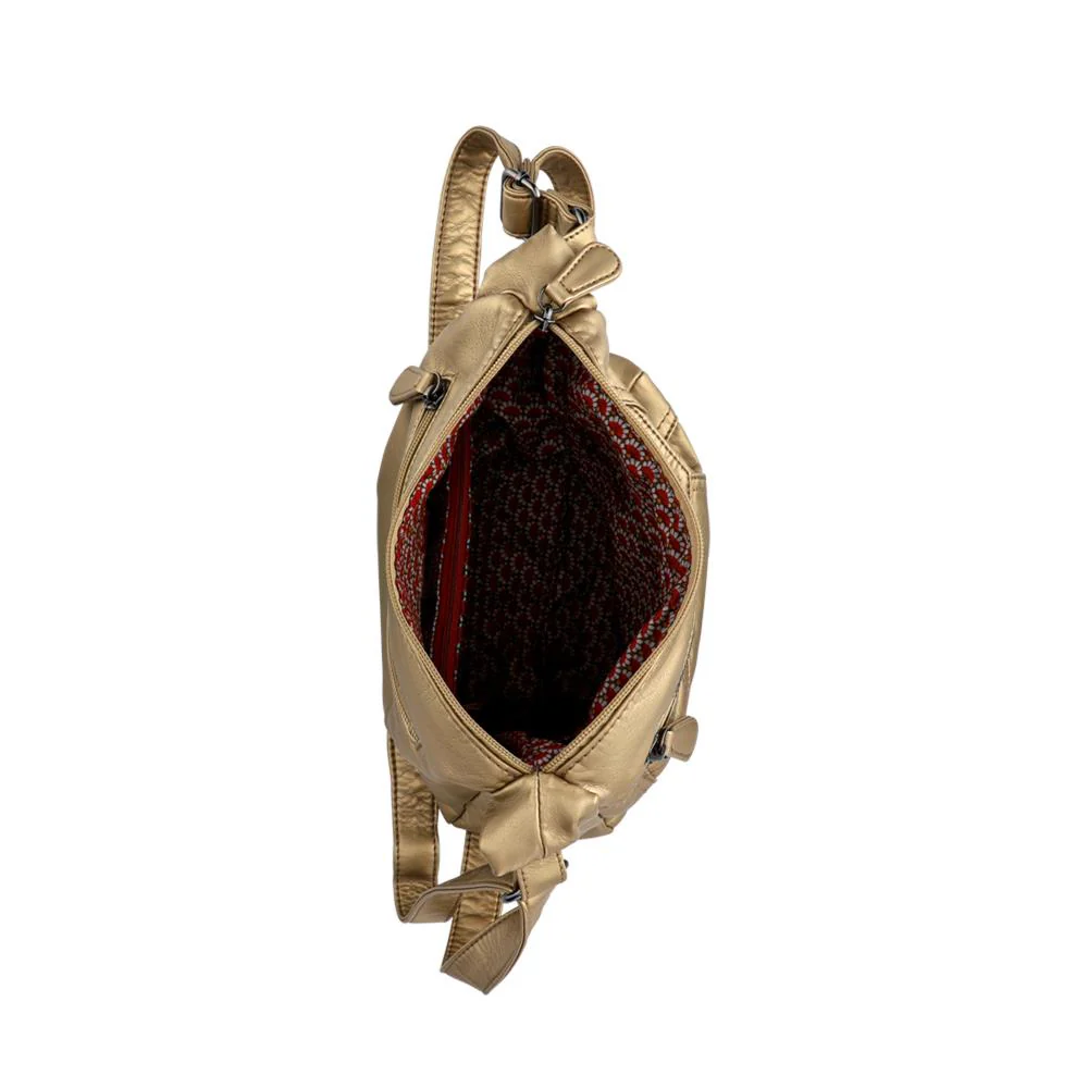 Zip-Close Shoulder Bag - WAHT40007 / 325 839 - Metallic - Image 2