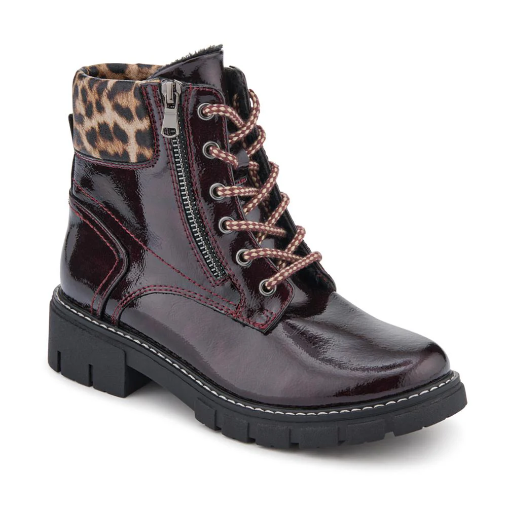 Zip & Lace-Up Ankle Boots - WBINS42039 / 327 920