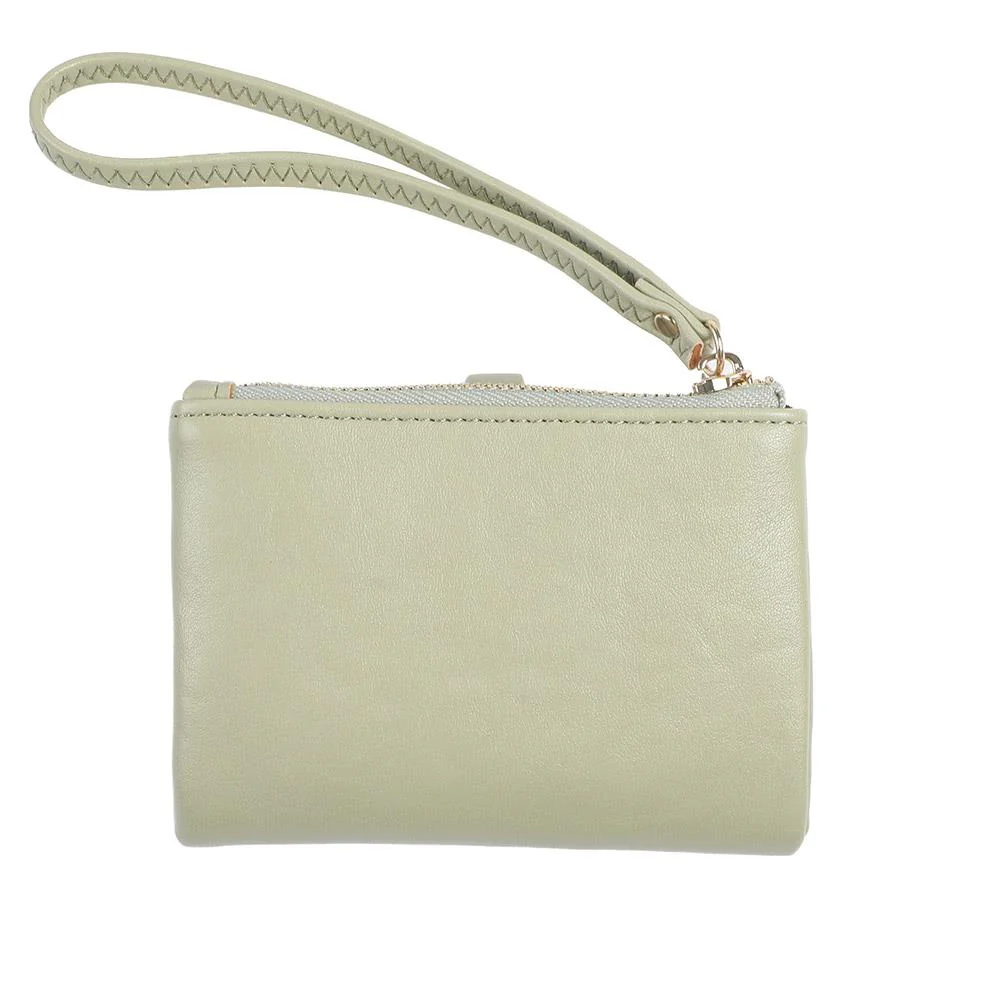 Zip Up Bi-Fold Purse - PRETT43003 / 329 386 - Green - Image 3
