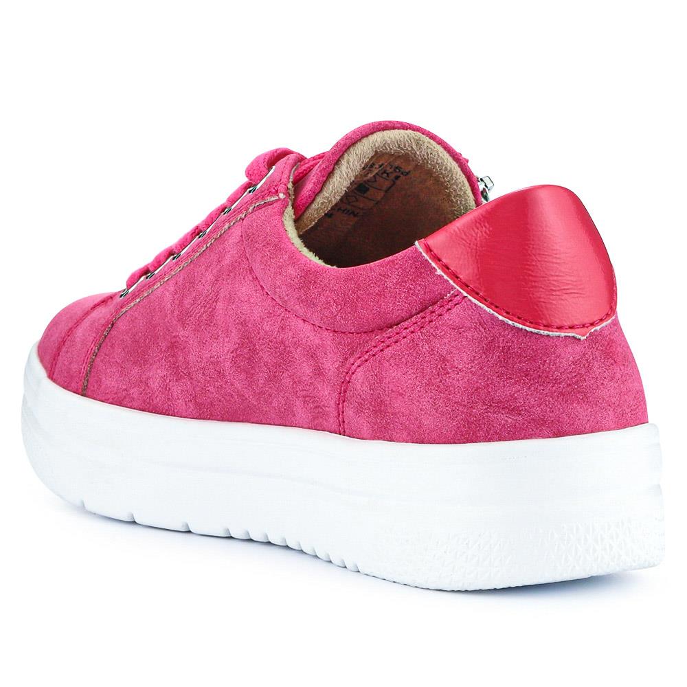 Zip Up Chunky Platform Trainers - WBINS35156 / 321 796 - Hot Pink - Image 4
