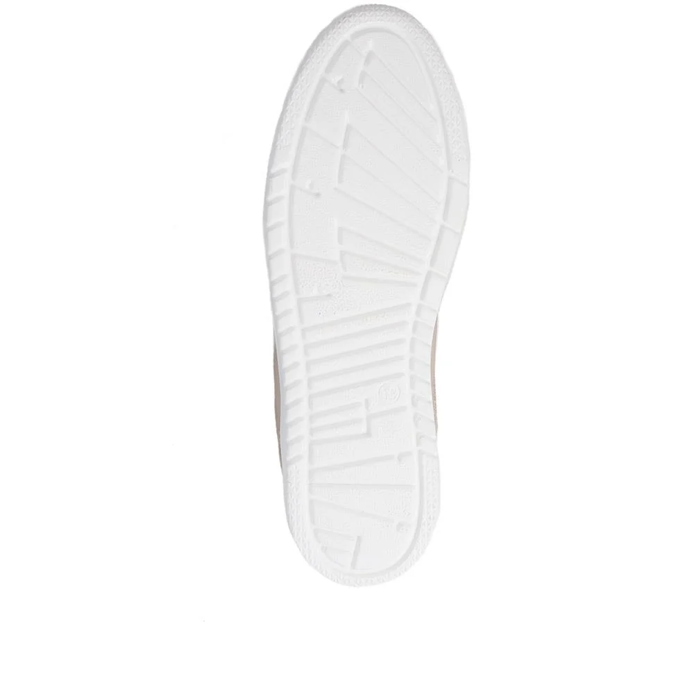 Zip Up Chunky Platform Trainers - WBINS35156 / 321 796 - Soft Gold - Image 3