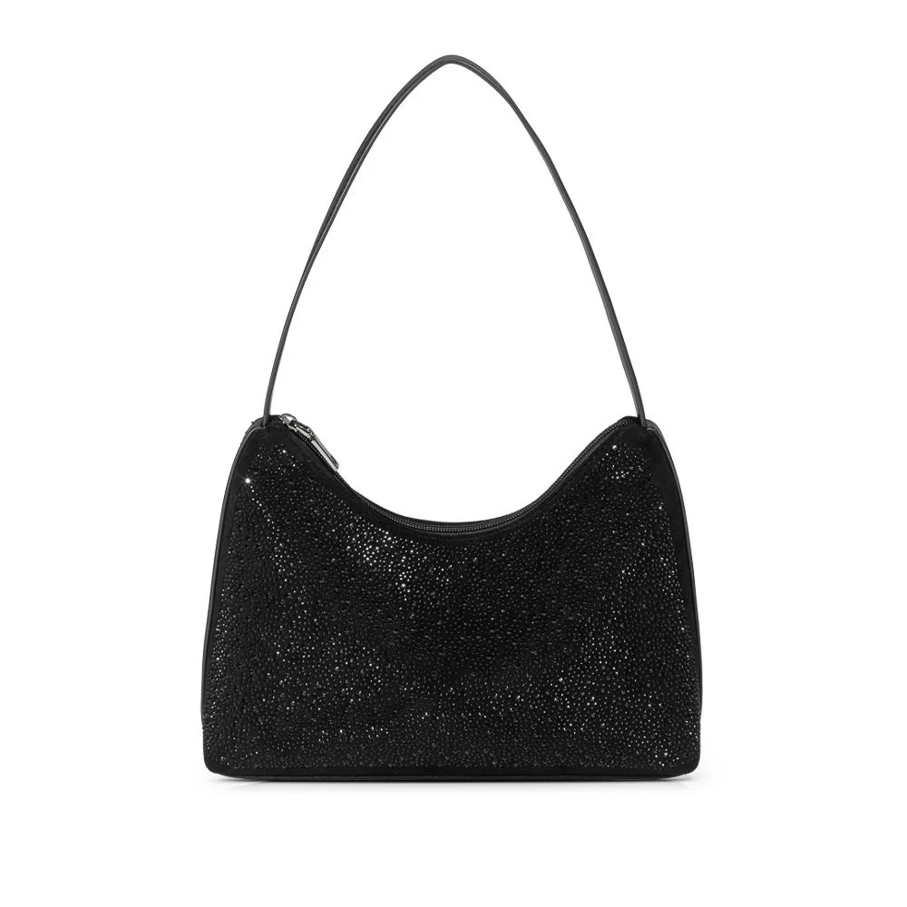 Zip Up Embellished Shoulder Bag - RIM42004 / 328 618