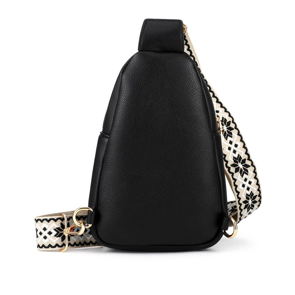 Zip-Up Mini Sling Bag - PRETT41013 / 326 884 - Black - Image 2