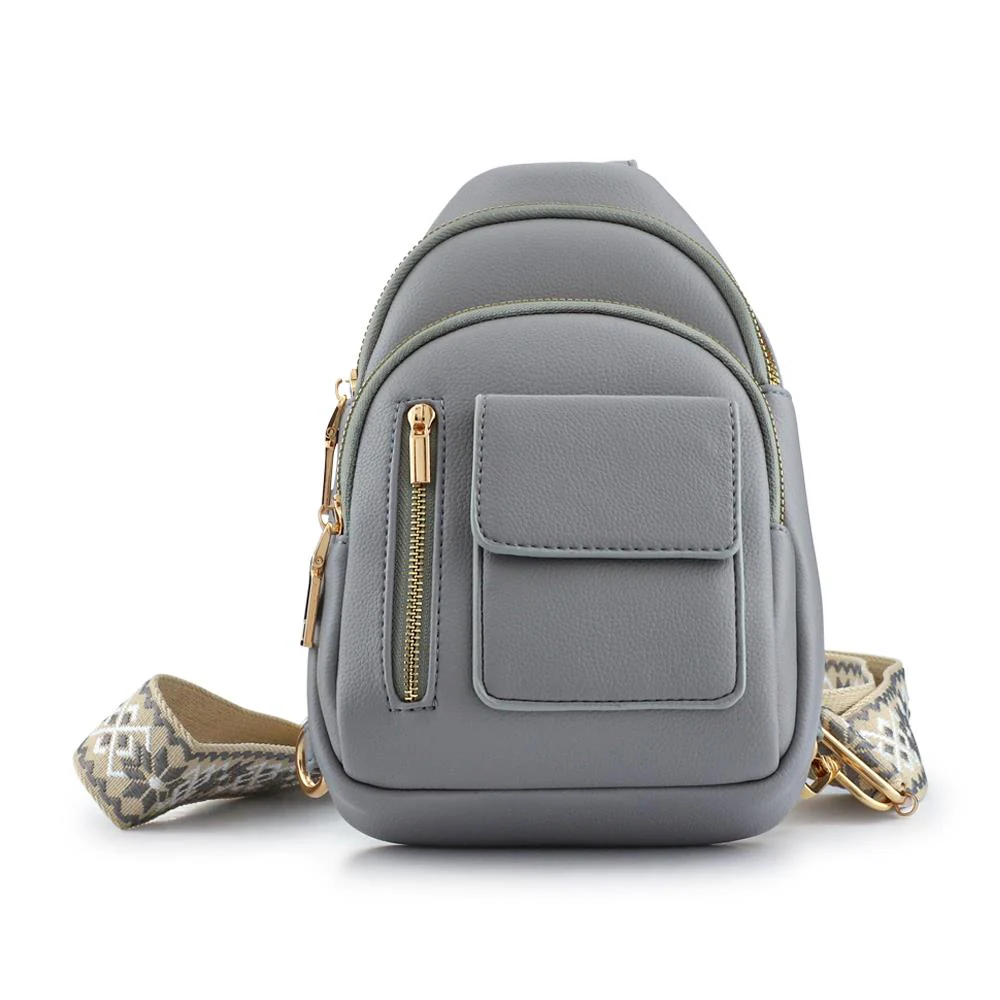 Zip-Up Mini Sling Bag - PRETT41013 / 326 884 - Light Blue