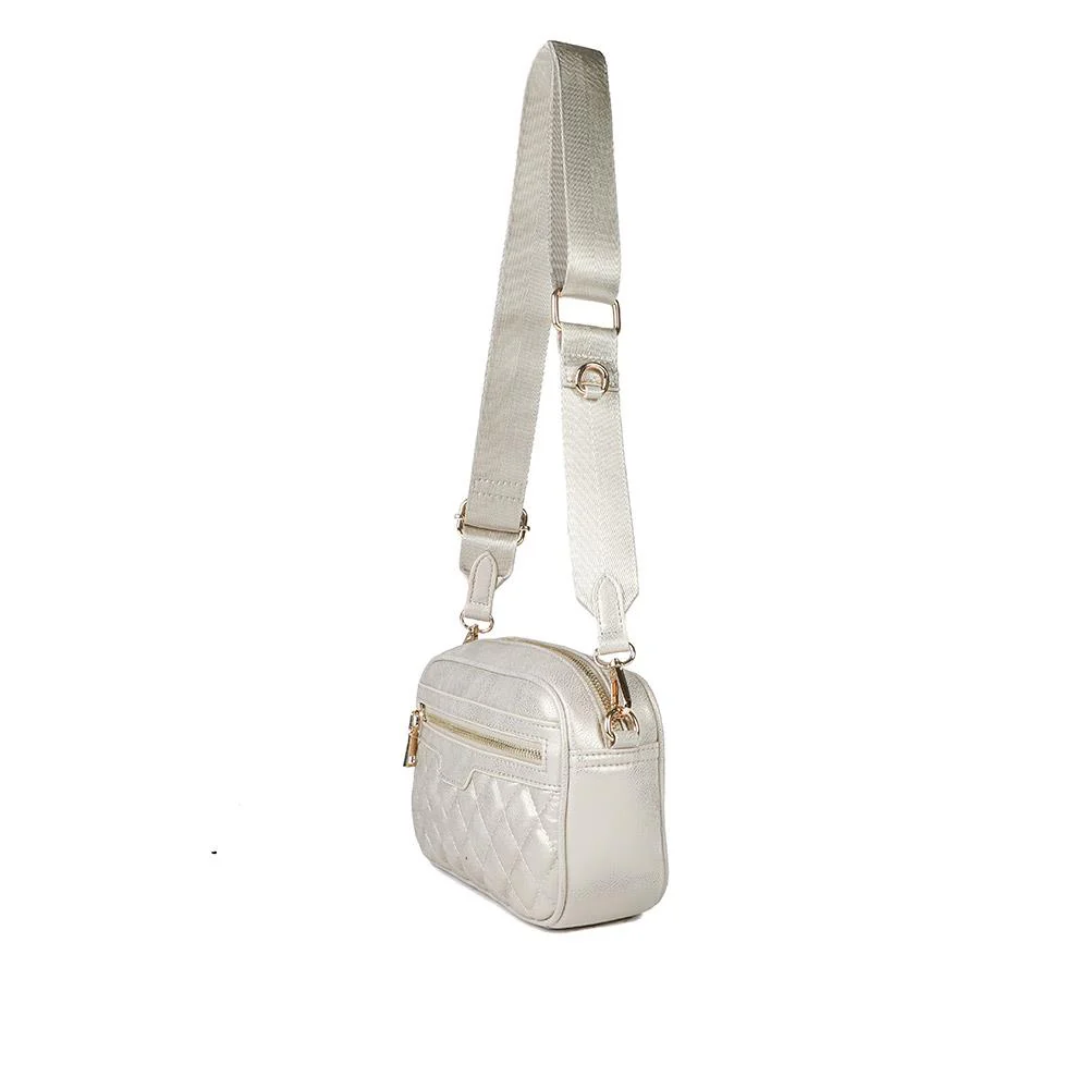 Zip Up Shoulder Bag - RIM38003 / 324 471 - Soft Gold - Image 3