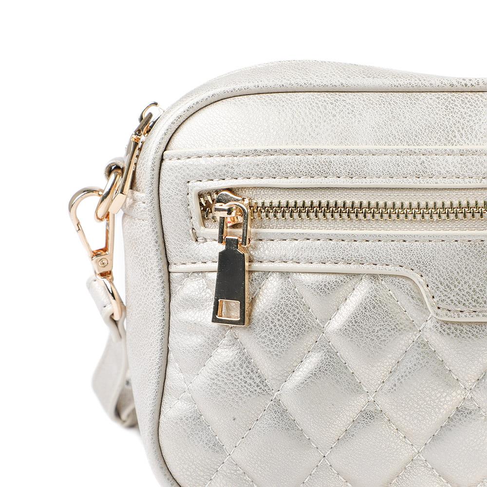 Zip Up Shoulder Bag - RIM38003 / 324 471 - Soft Gold - Image 4
