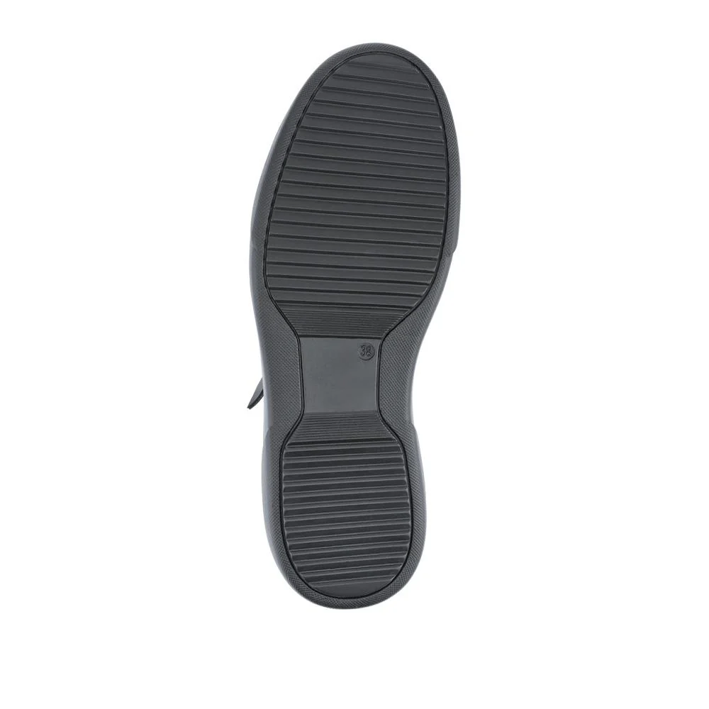 Zip-Up Slip-On Shoes - WBINS42044 / 328 062 - Black Sparkle - Image 5