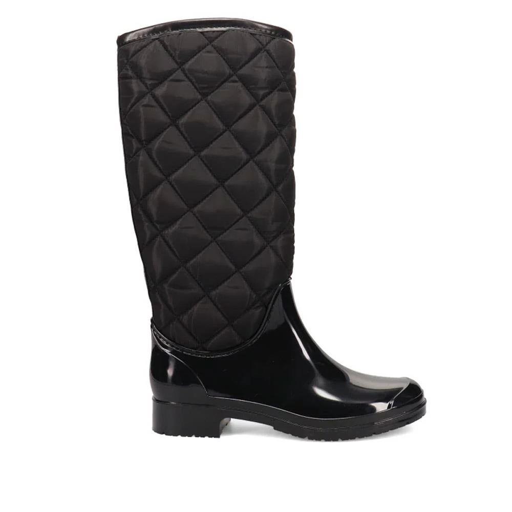 Zip-Up Wellington Boots - FEI40003 / 326 395 - Black - Image 2