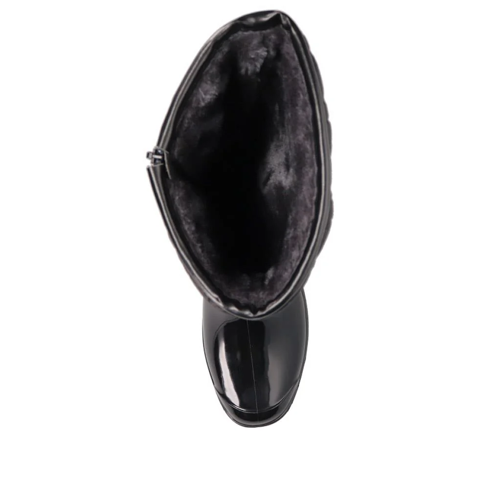 Zip-Up Wellington Boots - FEI40003 / 326 395 - Black - Image 4