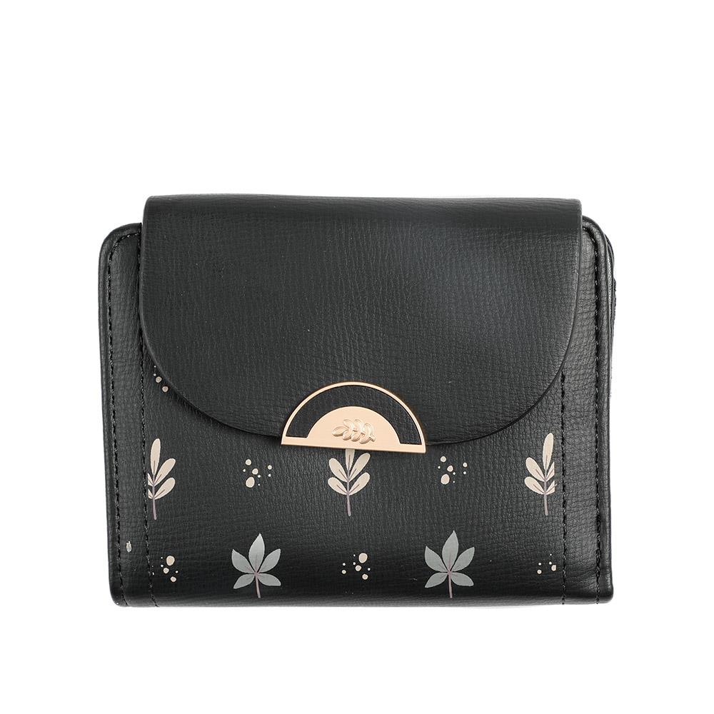 Zipped Bi Fold Purse - PRETT43004 / 329 387 - Black