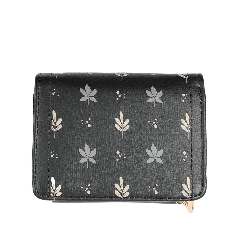Zipped Bi Fold Purse - PRETT43004 / 329 387 - Black - Image 3
