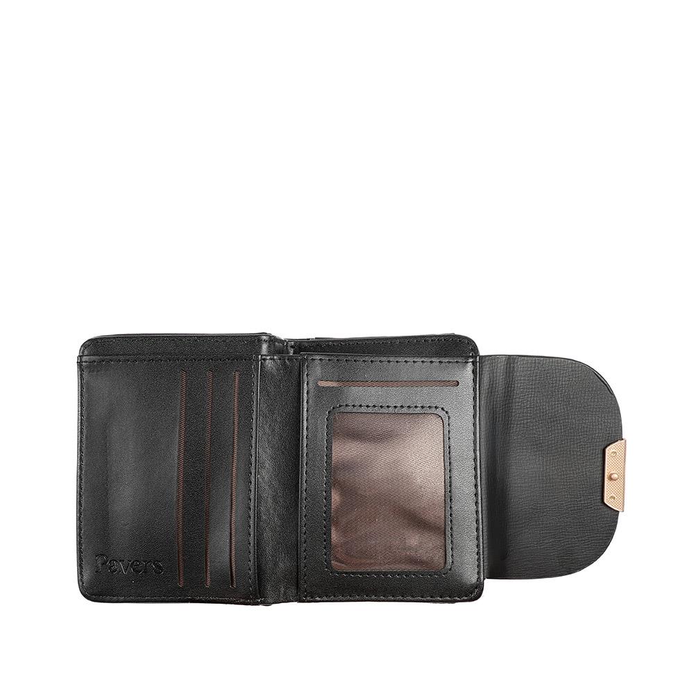 Zipped Bi Fold Purse - PRETT43004 / 329 387 - Black - Image 4