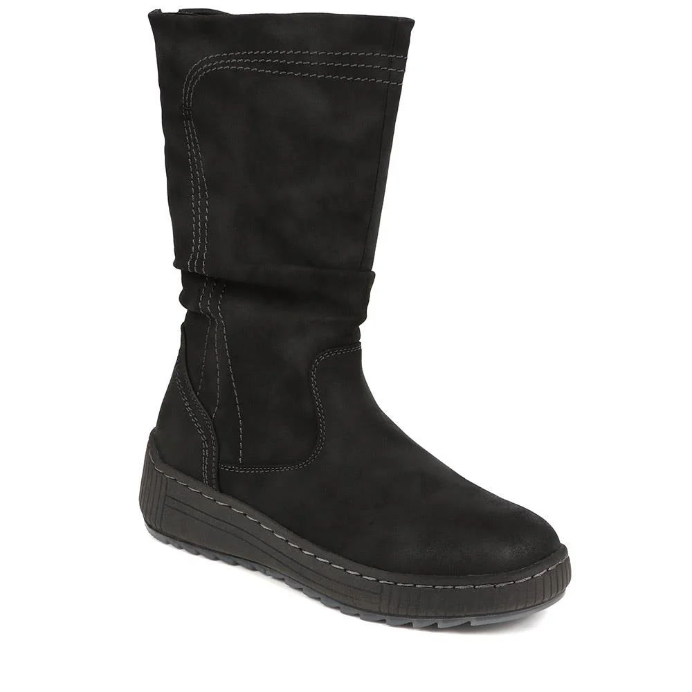 Zipped Long Boots  - WOIL40007 / 326 037 - Black