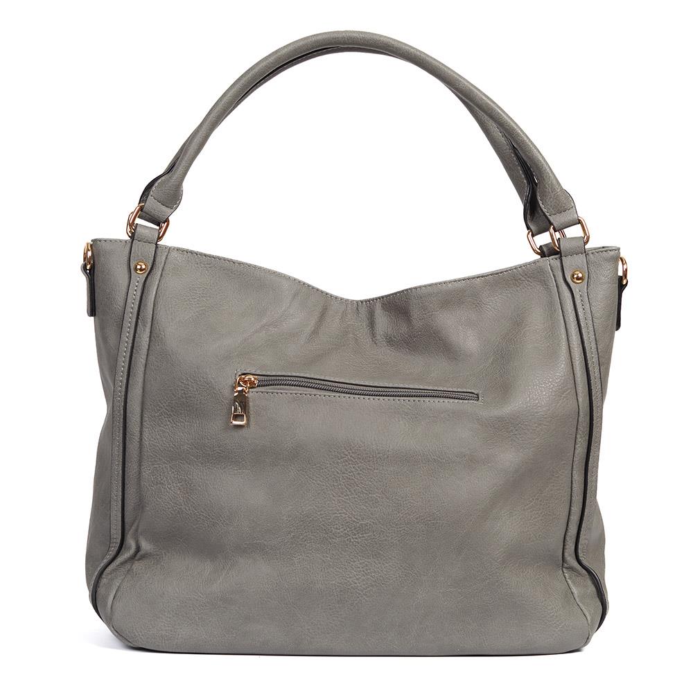 Zipped Shoulder Bag - BELHETIA40007 / 325 821 - Grey - Image 2