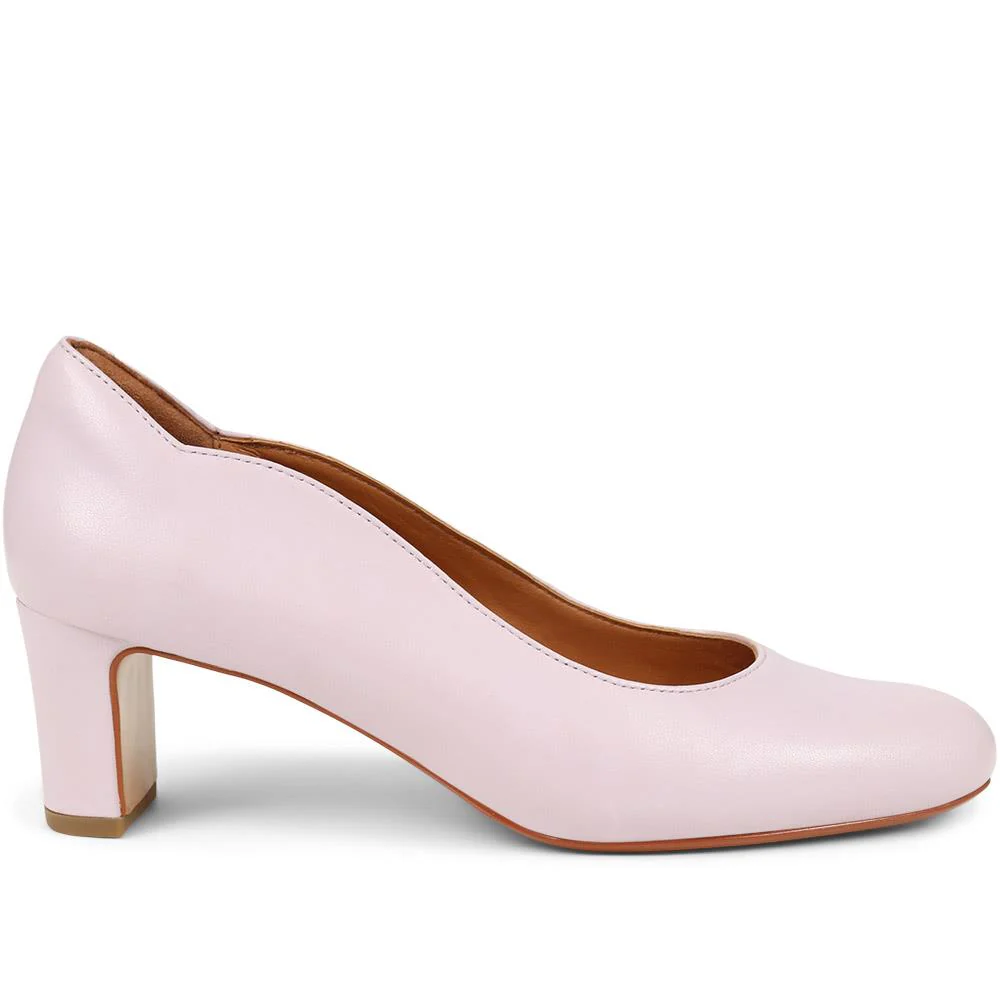 Zoey Leather Court Shoes - ZOEY / 323 597 - Lilac - Image 2