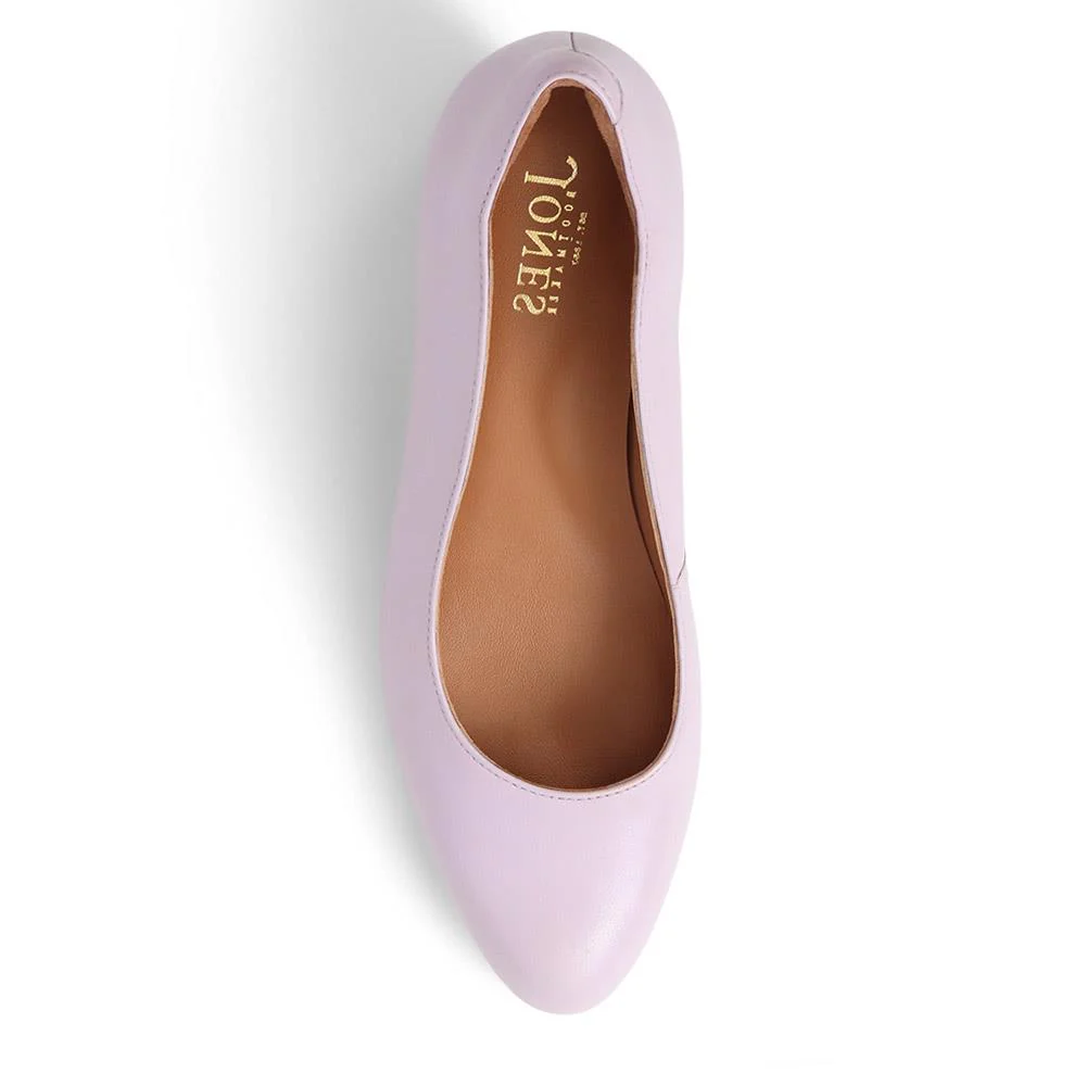 Zoey Leather Court Shoes - ZOEY / 323 597 - Lilac - Image 5
