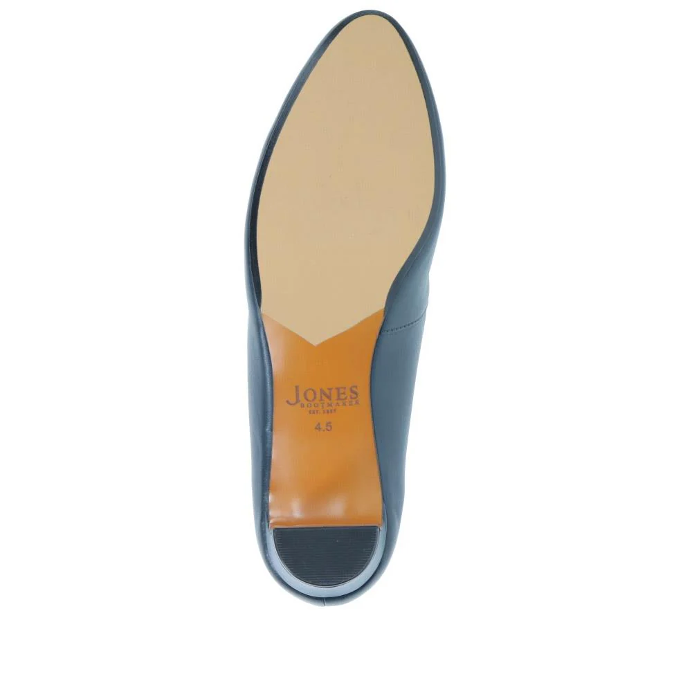 Zoey Leather Court Shoes - ZOEY / 323 597 - Navy Leather - Image 4